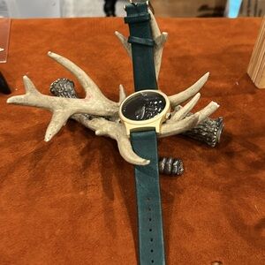 🔥 Van Sicklen paint Green and Gold Minimalist Watch